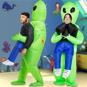 Kostim za Noć veštica na naduvavanje otmica vanzemaljaca | UFOMAN