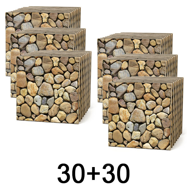 3x 3D zidne pločice sa efektom kamena – odlepi i zalepi | STONEBLOCKS 1+1 BESPLATNO