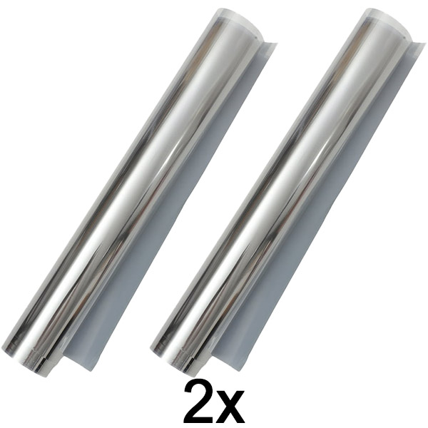 2x Samolepljiva folija za staklo (45 x 200 cm) | FOILBLISS