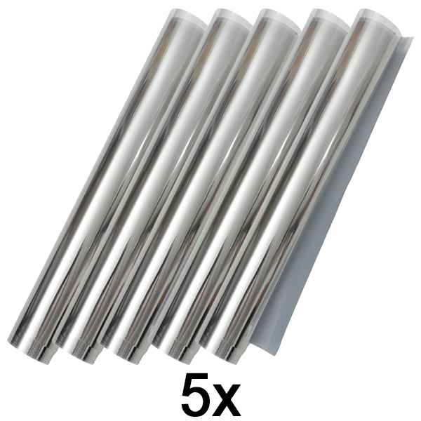 5x Samolepljiva folija za staklo (45 x 200 cm) | FOILBLISS